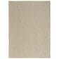 Nourison Courtyard Jute and Ivory 6" x 9" Indoor/Outdoor Area Rug, , large