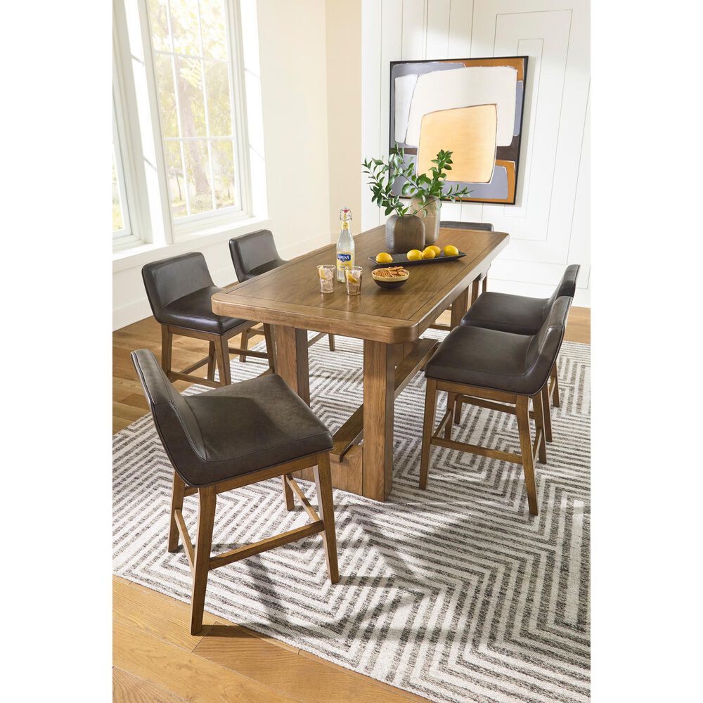 Millenium Cabalynn Counter Dining Table and 6 Stools in Two Tone, , large