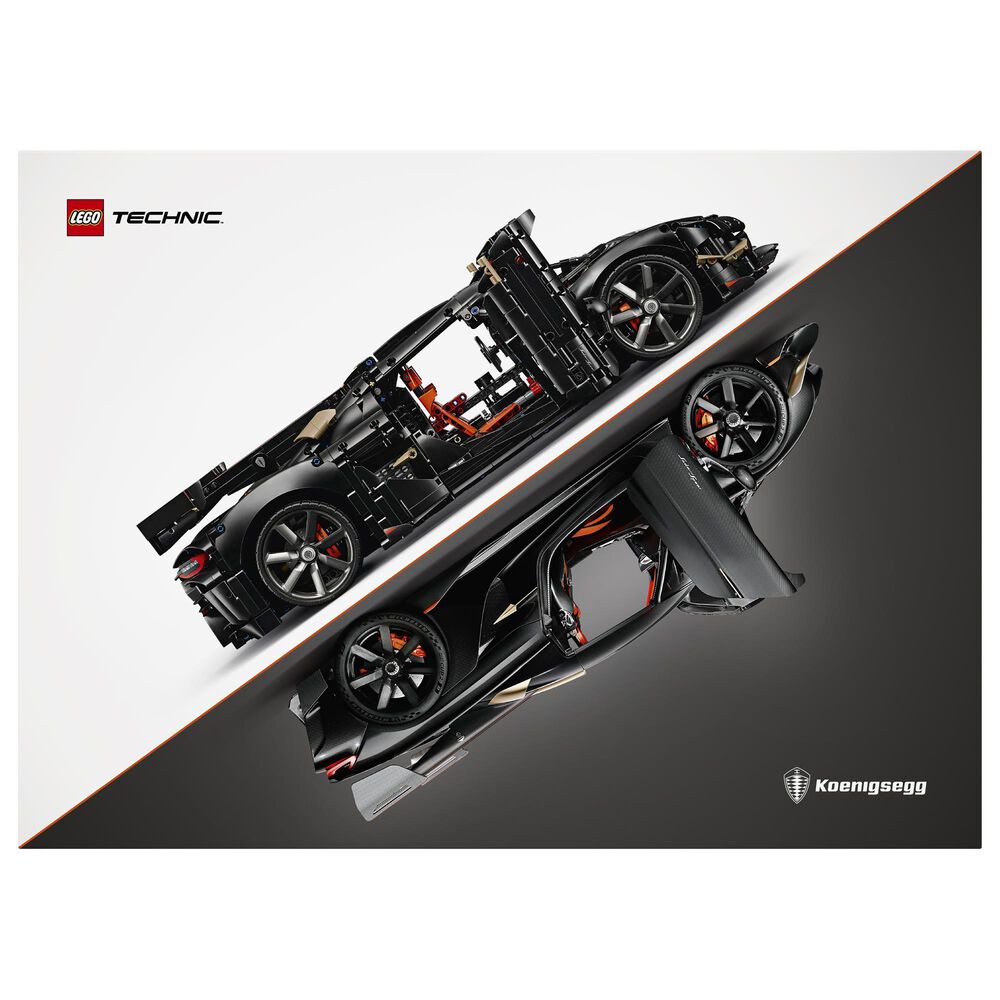 LEGO Technic Koenigsegg Sadair Spear Megacar Building Set, , large
