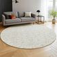Dalyn Rug Company Soft Essentials Floral Linen 8" Round Indoor/Outdoor Area Rug, , large