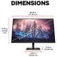 HP Omen 31.5" QHD 165Hz Flat Gaming Monitor in Black, , large