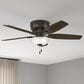 Hunter Kenbridge Low Profile 52" Ceiling Fan with LED Lights in Noble Bronze, , large