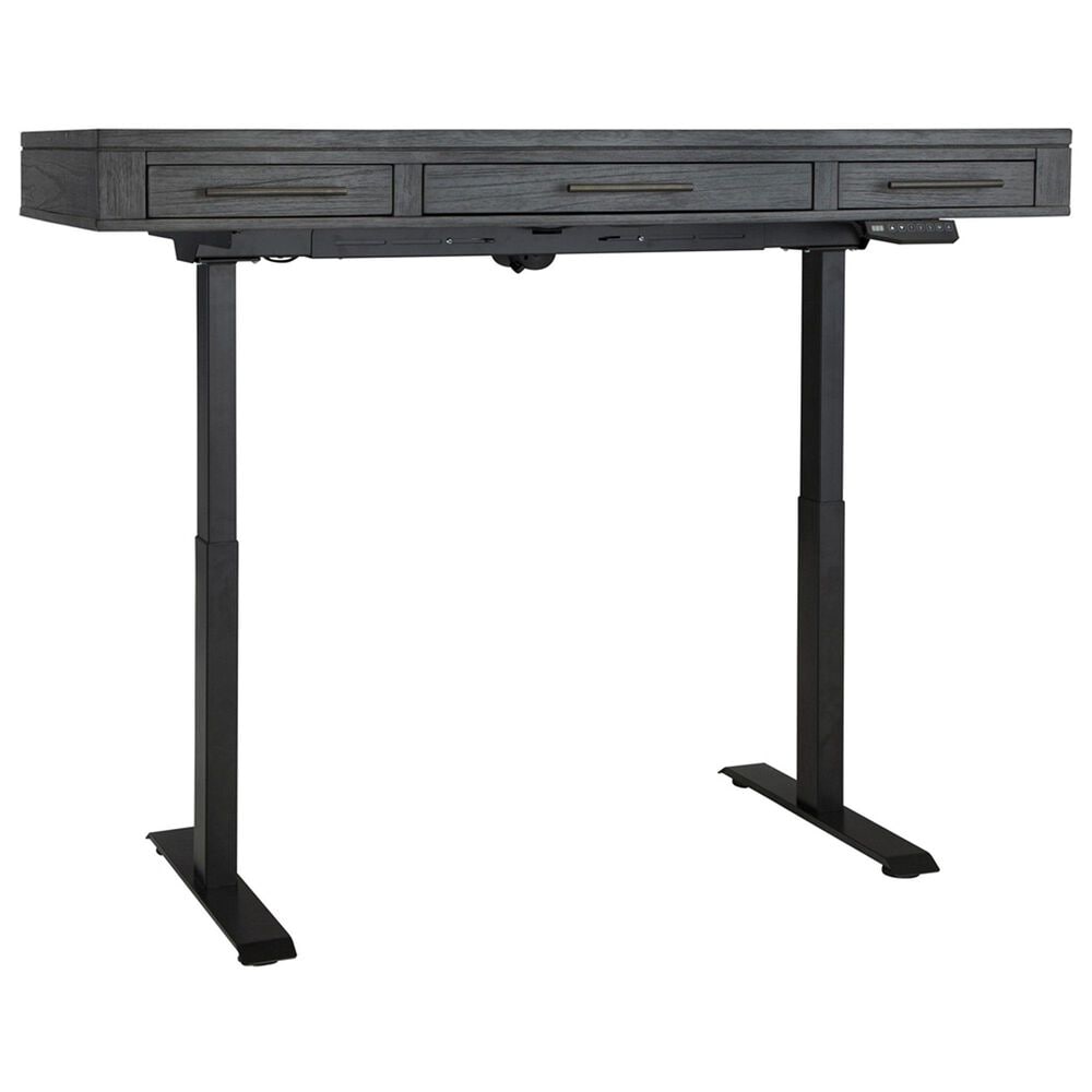 Riva Ridge Preston 60&quot; Lift Desk in Urban Gray and Black, , large