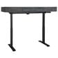 Riva Ridge Preston 60" Lift Desk in Urban Gray and Black, , large