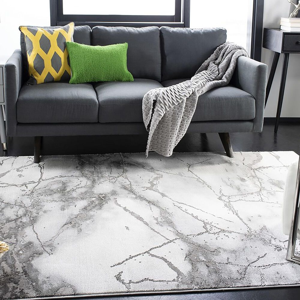 Safavieh Craft CFT877G 2&#39;7&quot; x 5&#39; Grey and Silver Area Rug, , large