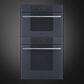 SMEG Linea 24" Single Electric Wall Oven with Convection in Neptune Grey, , large