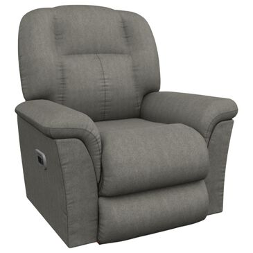 La-Z-Boy Jasper Power Rocking Recliner with Headrest and Lumbar in Flannel, , large
