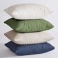 Levtex Cross Stitch 18" x 18" Throw Pillow in Forest Green, , large