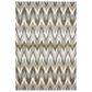Oriental Weavers Verona 004D6 9"10" x 10"10" Grey and Taupe Area Rug, , large