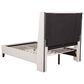 Pacific Landing Leslie Full Upholstered Platform Bed in Beige, , large