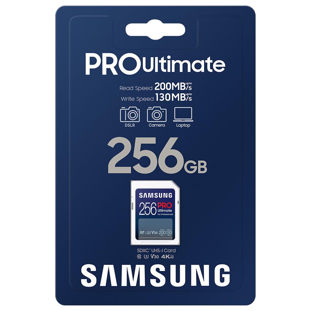 Samsung 256GB PRO Ultimate Full Size SDXC Memory Card, , large