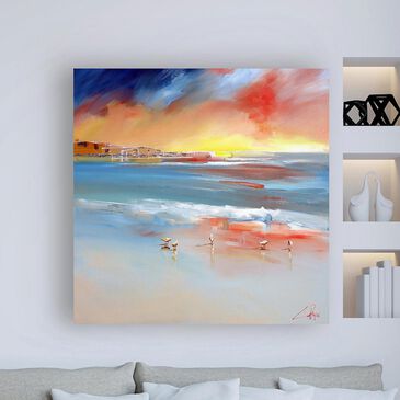 Timberlake Craig Trewin Penn 35" x 35" "Over the Club" Canvas Art, , large