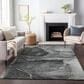 Dalyn Rug Company Odyssey Charcoal 10" x 14" Area Rug, , large