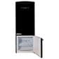 Unique Appliances Classic Retro 17 Cu. Ft Bottom Mount Refrigerator in Midnight Black, , large