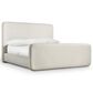 Bernhardt Antibes 5-Piece King Upholstered Panel Bedroom Set in Roz with USB Ports, , large