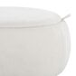 Lumisource Tray Storage Pouf with Leg in White, , large
