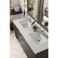 James Martin Vanities Metropolitan 60" Double Bathroom Vanity in Silver Oak with 3 cm Eternal Jasmine Pearl Quartz Top and Rectangular Sinks, , large