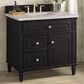James Martin Vanities Lorelai 36" Single Vanity in Black Onyx with 3 cm Charcoal Soapstone Quartz Top, , large