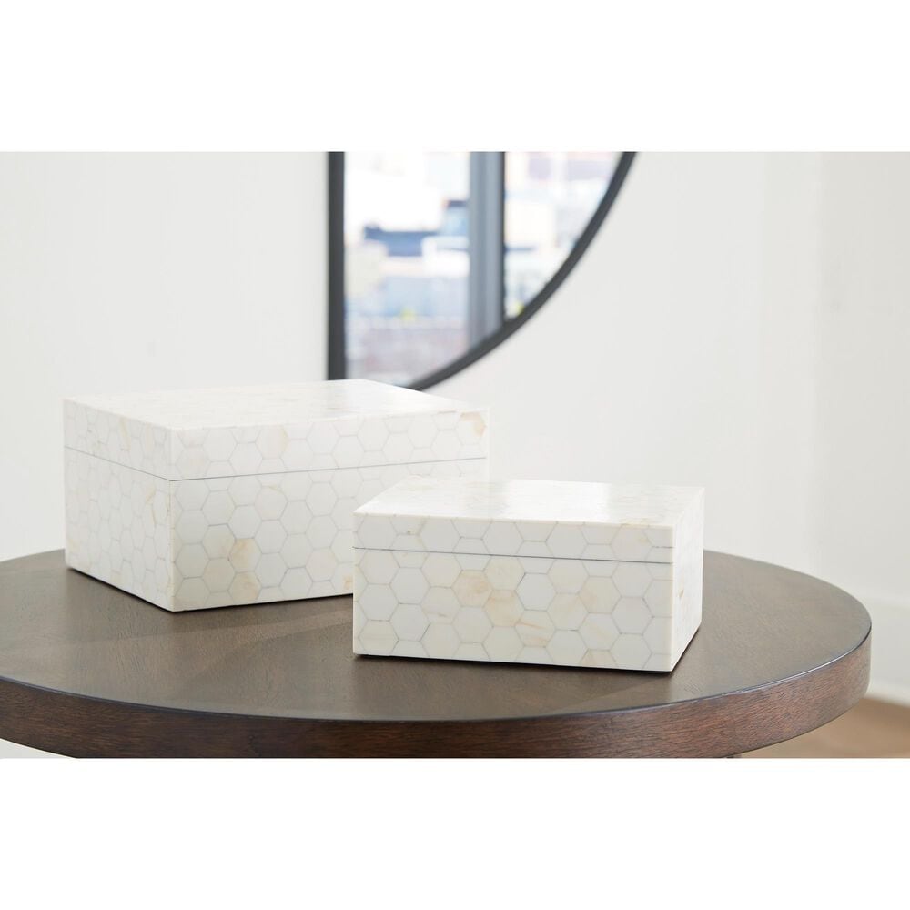 Ashley Aldenburg 2-Piece Box Set in Cream, , large