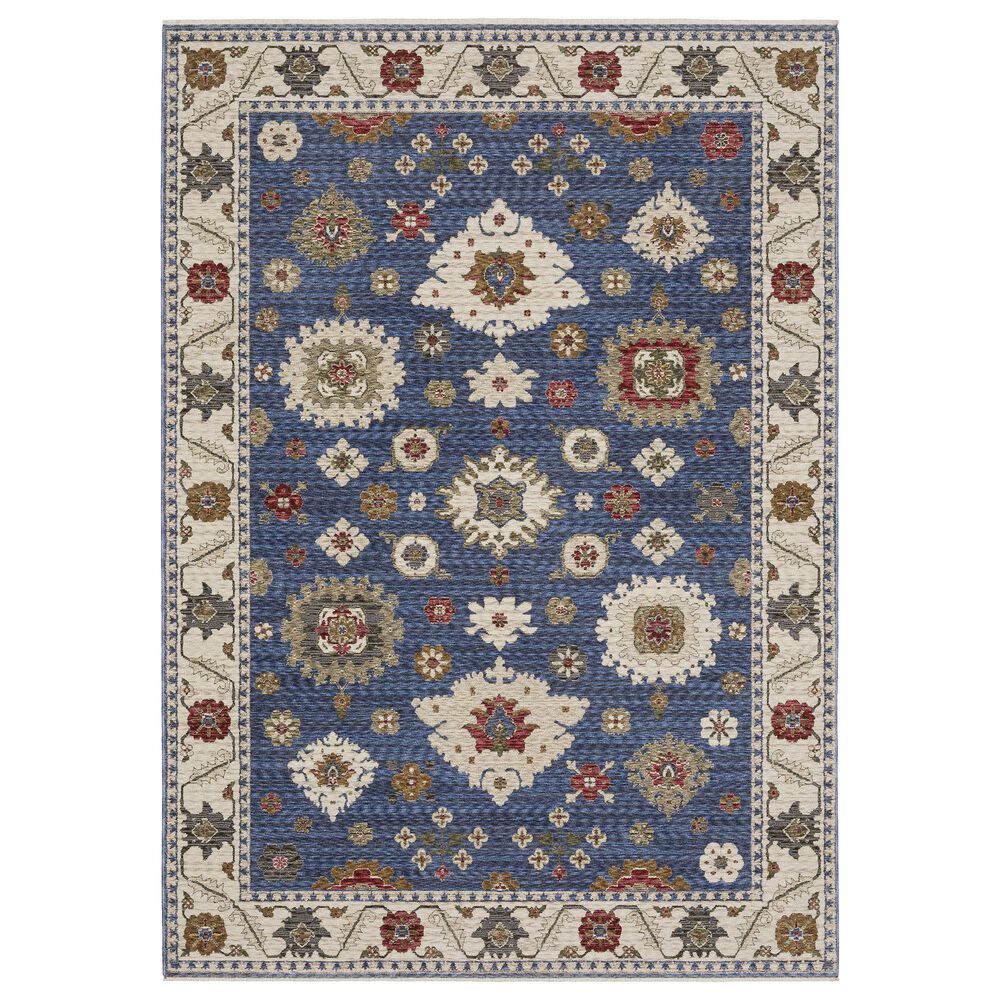 Oriental Weavers Hastings HA06Z 2"3" x 7"6" Blue Runner, , large