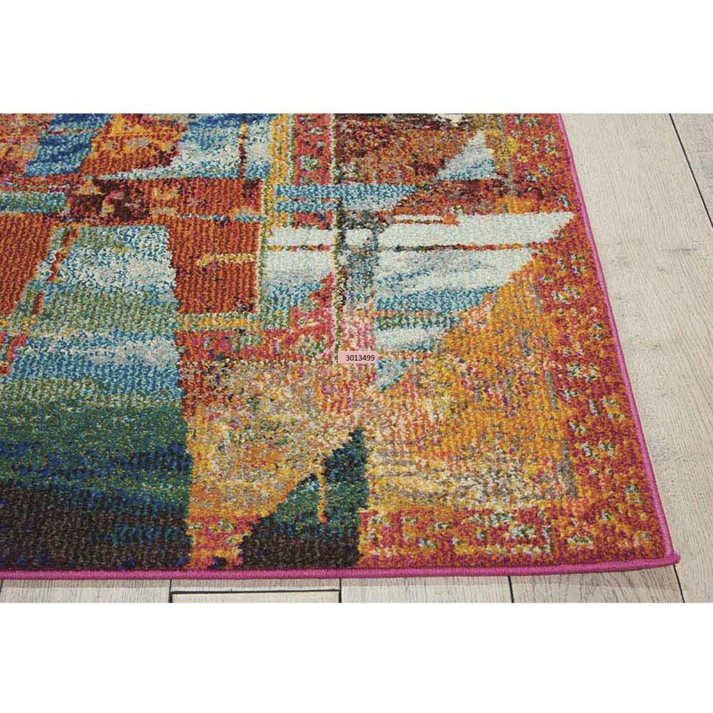 Nourison Celestial CES06 3&#39;11&quot; x 5&#39;11&quot; Stained Glass Area Rug, , large