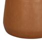 Lifestyle Solutions Grant Round Ottoman in Caramel, , large