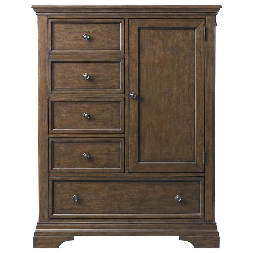 Eastern Shore Olivia 5-Drawer Chifferobe in Rosewood, , large