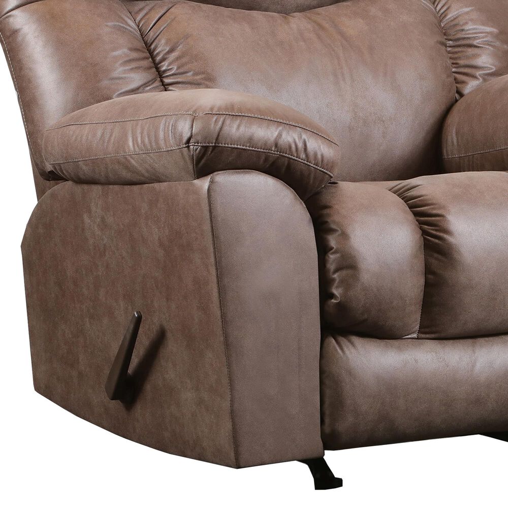 Southern Motion Clayton Manual Rocker Recliner in Amos Mocha, , large