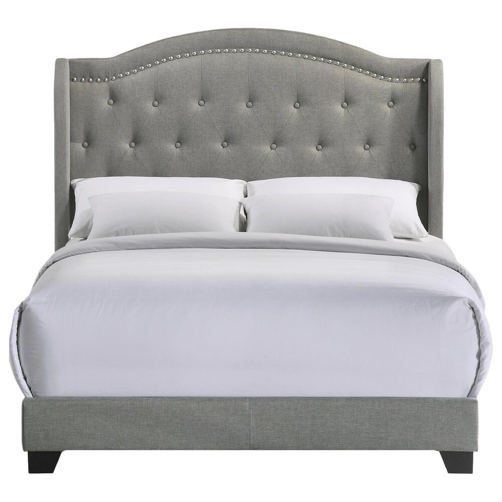 Hawthorne Furniture Rhyan Upholstered Full Bed in Smoke, , large