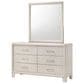 Crown Mark Charlie 3-Piece Full Panel Bedroom Set in White, , large