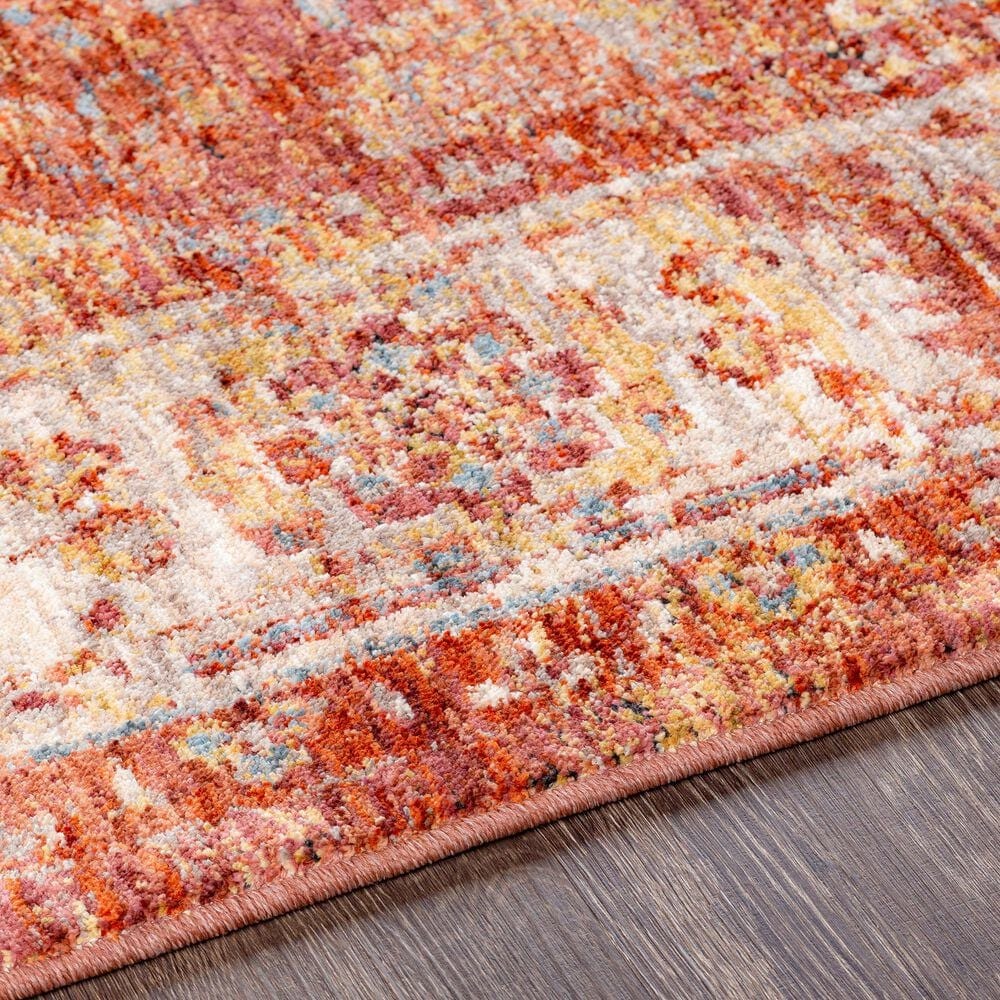 Surya Mirabel MBE-2318 2&#39; x 3&#39; Burnt Orange, Rust, Teal, Olive, Gray and Beige Area Rug, , large