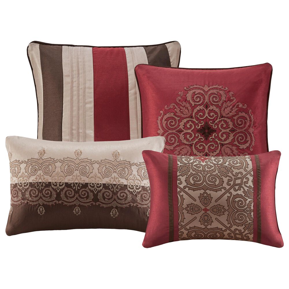 Hampton Park Delaney 24-Piece King Room in a Bag in Red, , large