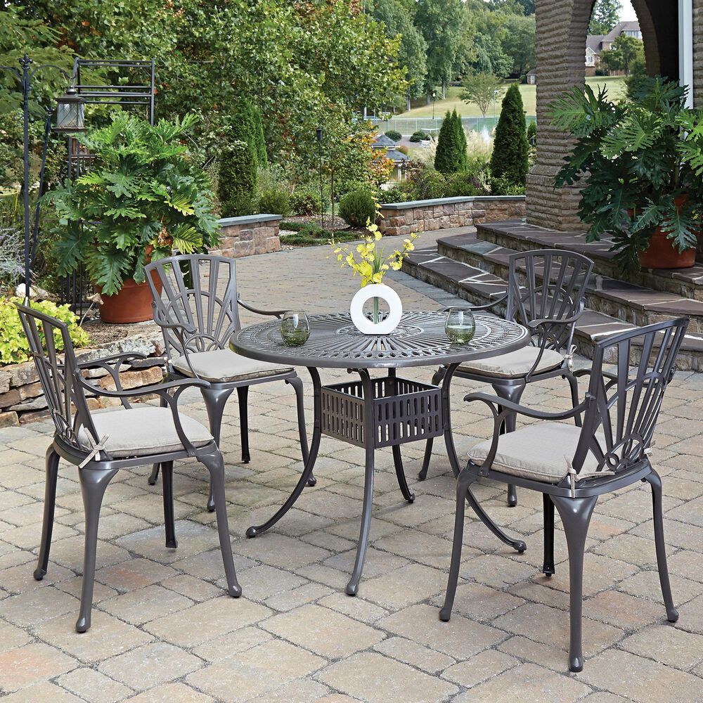Homestyles Grenada 5-Piece 42 in Dining Set in Taupe, , large