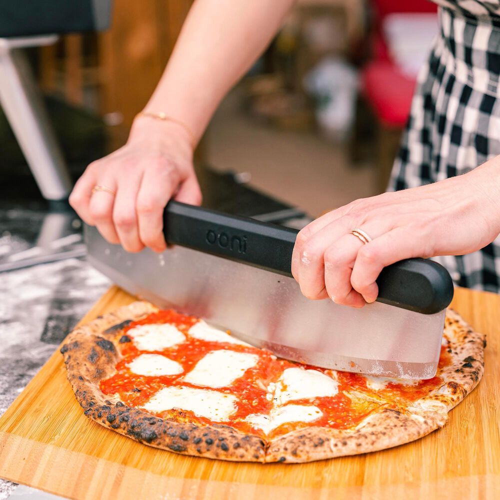 Ooni Pizza Cutter Rocker Blade in Stainless Steel and Black, , large