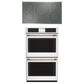 Cafe 2-Piece Kitchen Package with Matte White 30" Smart Built-In Convection Double Wall Oven and Stainless Steel 36" Touch Control Induction Cooktop, , large