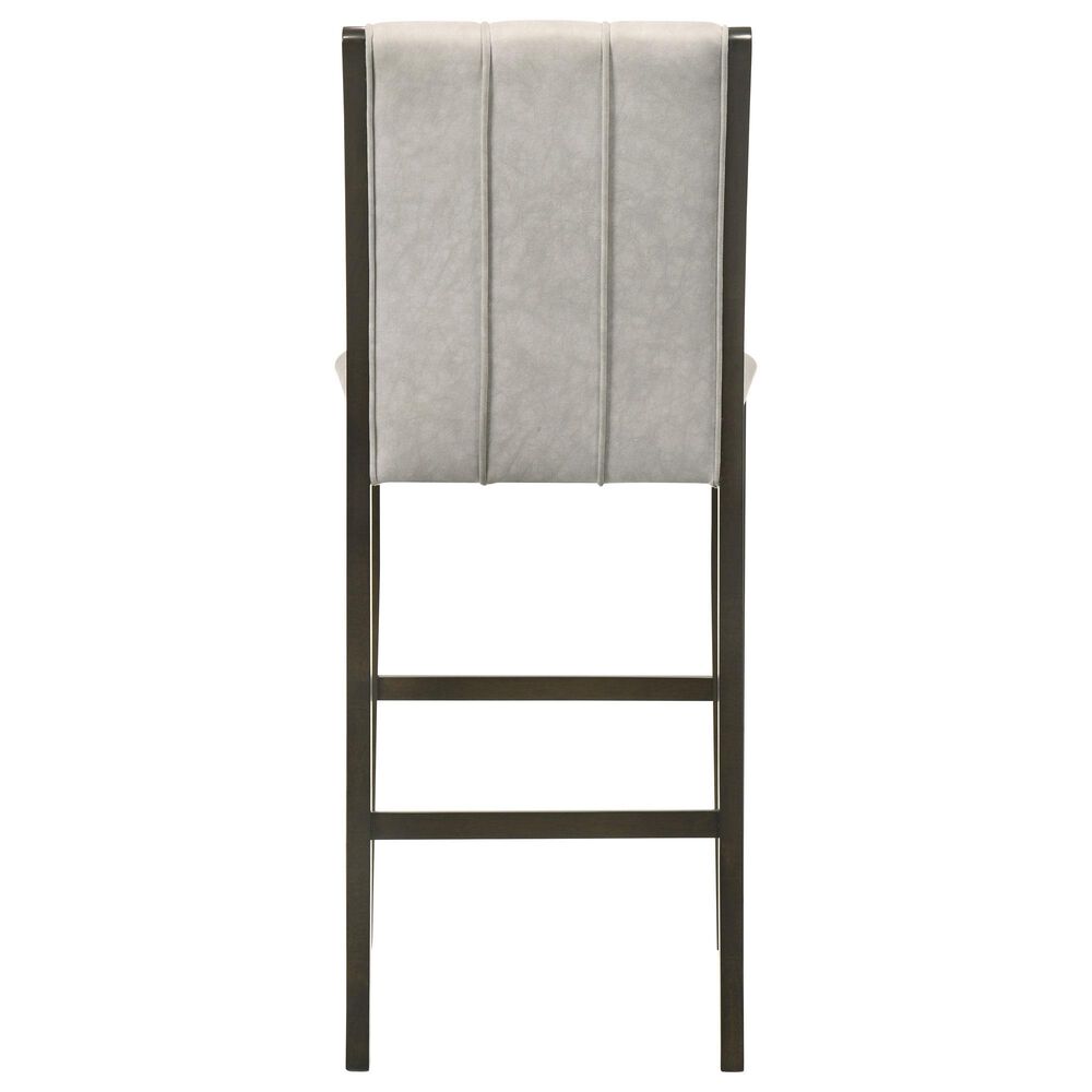 Armen Living Nolan 30" Bar Stool in Dark Roast, , large