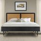 Blue River Saratoga King Platform Bed in Black and Natural, , large