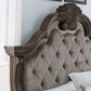 Ashley Maylee King Upholstered Bed  in Dark Brown, , large