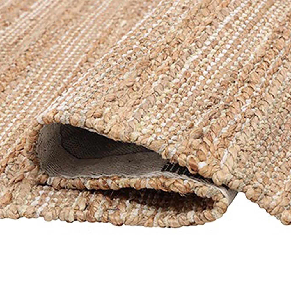 L&amp;R Resources Natural Fiber 7'9" x 9'9" Cream and Ivory Area Rug, , large