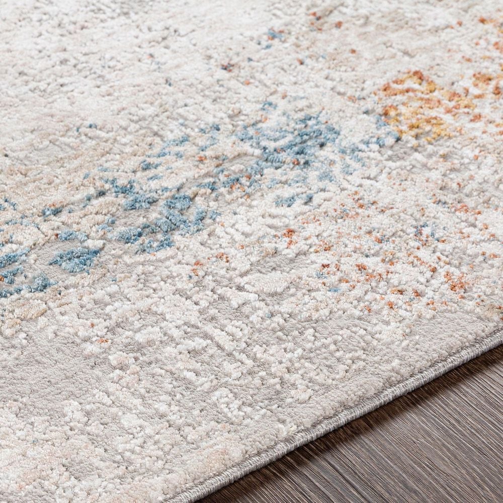 Surya Carmel 5&#39; x 7&#39;3&quot; Aqua, Camel and Clay Area Rug, , large