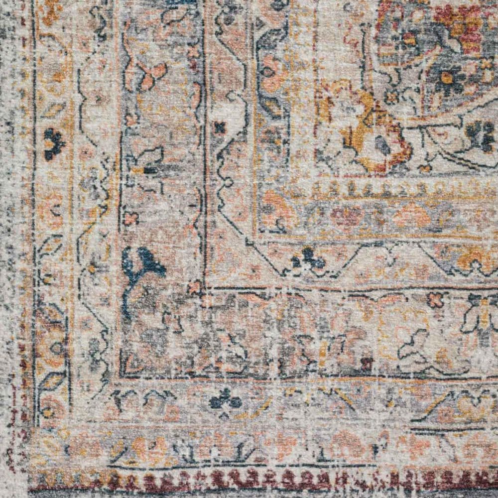 Dalyn Rug Company Jericho JC6 2&#39;6&quot; x 8&#39; Charcoal Indoor/Outdoor Runner, , large