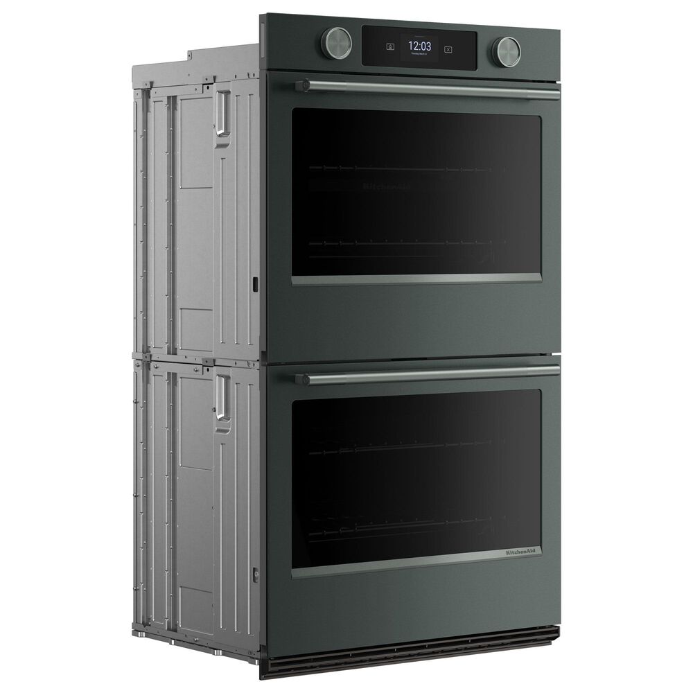KitchenAid 2-Piece Kitchen Package with Juniper 30" Smart Double Wall Oven and Black 30" Induction Cooktop, , large