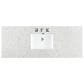 James Martin Vanities Chicago 60" Single Bathroom Vanity in Glossy White with 3 cm Eternal Jasmine Pearl Quartz Top, Rectangular Sink and FreePower Wireless Charger, , large