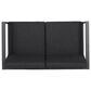Hearth and Haven Navan 4-Piece Patio Conversation Set with Black Cushion in Dark Gray, , large