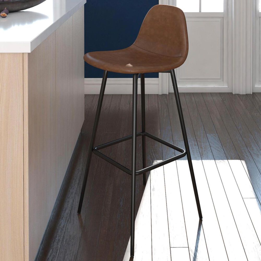 DHP Cooper Bar Stool in Camel, , large