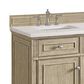 James Martin Vanities Lorelai 60" Double Vanity in Whitewashed Oak with 3 cm Arctic Fall Solid Surface Top, , large