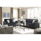 Ashley Altari Stationary Sofa and Loveseat Set in Slate, , large