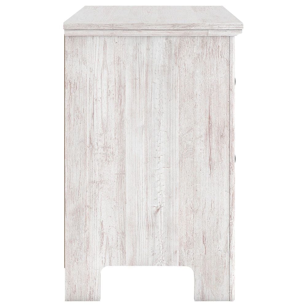Ashley Makidern 2 Piece Queen Storage Bedroom Set with Six Drawers in Whitewash, , large