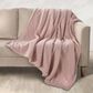 J. Queen New York Cozy 50" x 70" Throw in Blush, , large