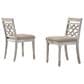 HOMLUX Side Chair in Distressed Natural (Set of 2), , large